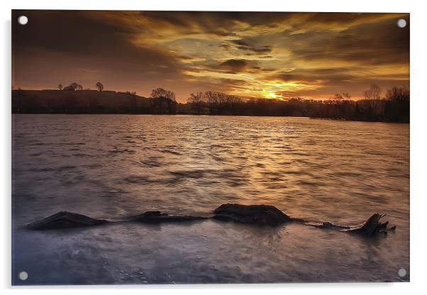 Saddington Sunrise Acrylic by Simon Gladwin