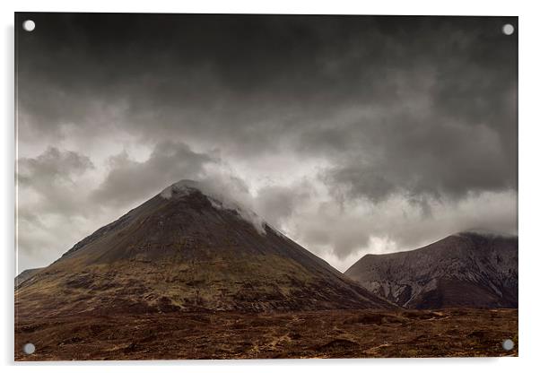 Glamaig,Cuillins, Isle of Skye Acrylic by Rob Lester
