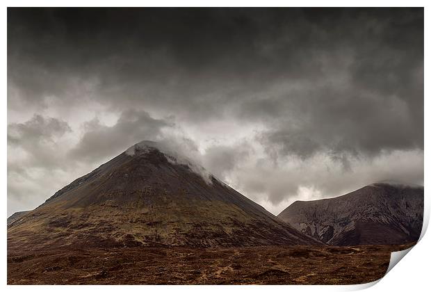  Glamaig,Cuillins, Isle of Skye Print by Rob Lester
