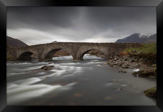  Sligachen Bridge, Skye Framed Print by Rob Lester