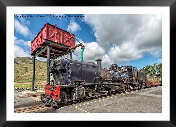 Welsh Highland Railway Framed Mounted Print by Adrian Evans