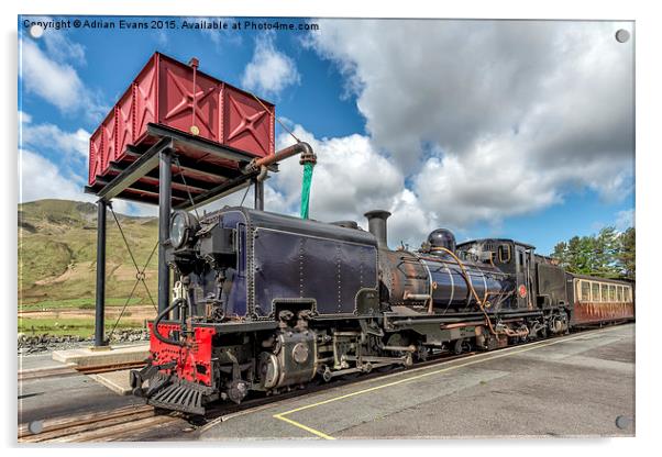 Welsh Highland Railway Acrylic by Adrian Evans
