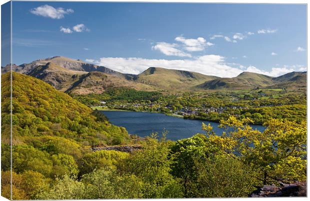  Snowdon and Llanberis Canvas Print by Rory Trappe