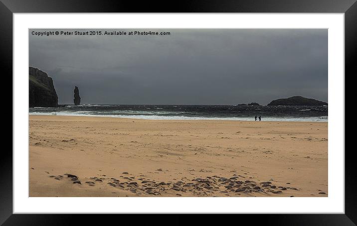  Sandwood Bay Framed Mounted Print by Peter Stuart