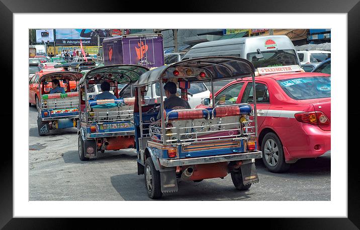  TuK TuK TAXI Framed Mounted Print by radoslav rundic