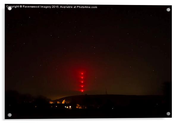 Caradon Mast and Minions by Night Acrylic by Ravenswood Imagery