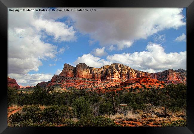 Sedona Wilderness Framed Print by Matthew Bates