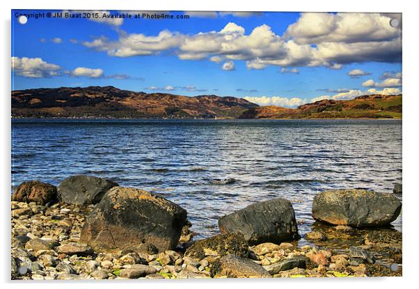 Tranquil Kyles of Bute Acrylic by Jane Braat