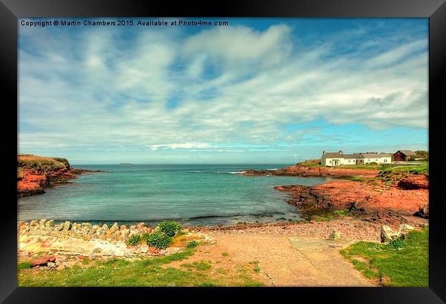  St Brides Haven, Pembrokeshire Framed Print by Martin Chambers