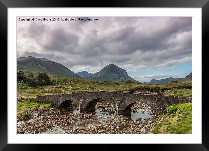 Isle Of Skye  Framed Mounted Print by Dave Evans