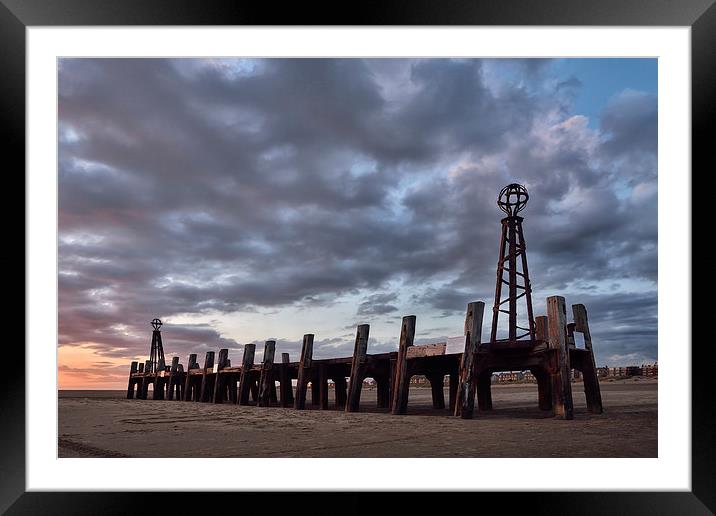 Old Pier Head St Annes Framed Mounted Print by Gary Kenyon