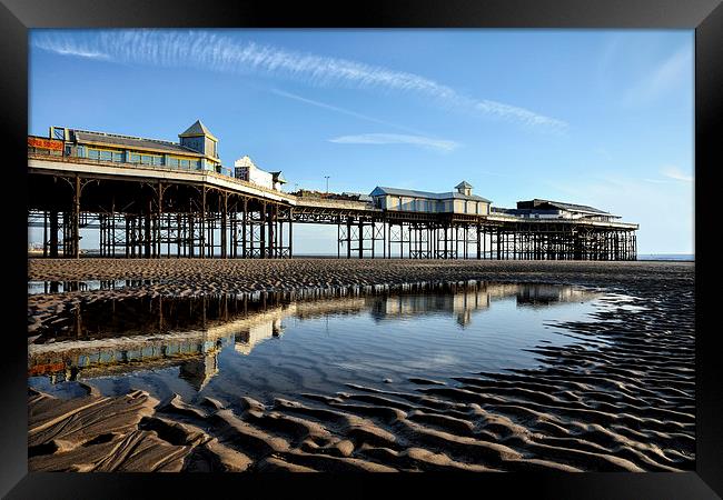 Central Pier Blackpool Framed Print by Gary Kenyon