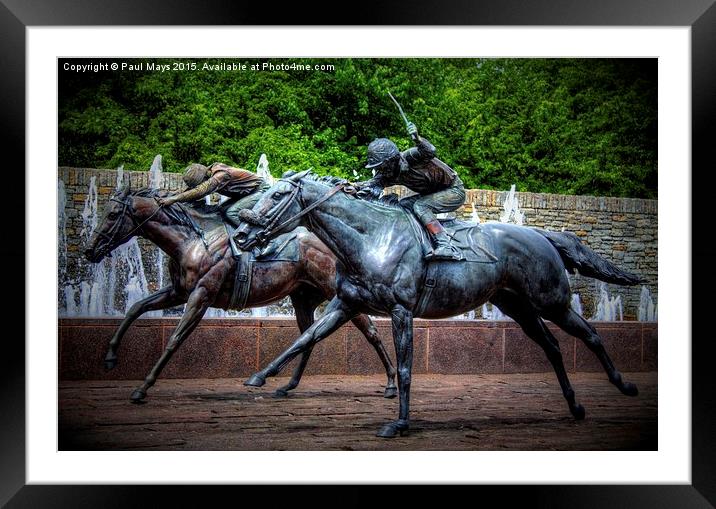  Riders Framed Mounted Print by Paul Mays