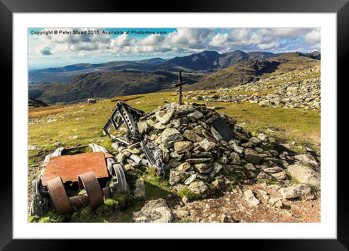  Great Carrs and Scafell Framed Mounted Print by Peter Stuart