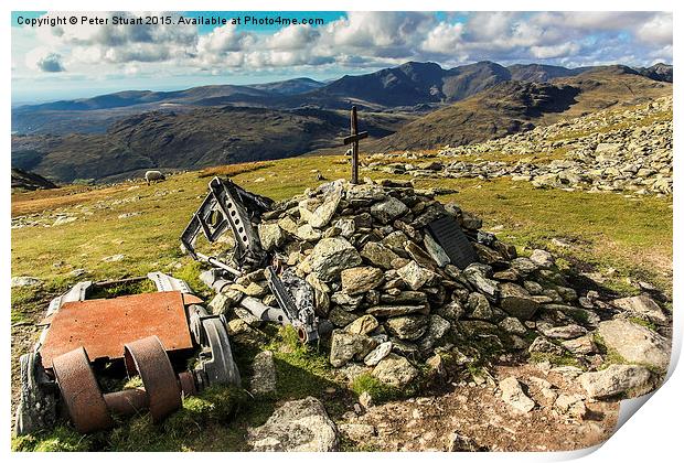  Great Carrs and Scafell Print by Peter Stuart