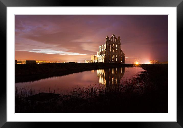  Whitby Abbey Framed Mounted Print by mark davis