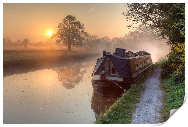  Hatton - Grand Union Canal. Print by Jonathan Smith