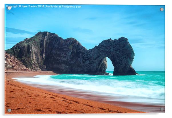   Durdle Door - West Lulworth, Dorset Acrylic by Jake Davies