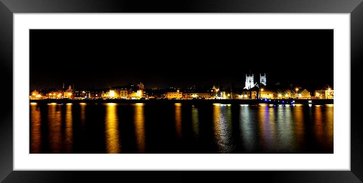 The still of night - South Quay Kings Lynn Framed Mounted Print by Gary Pearson