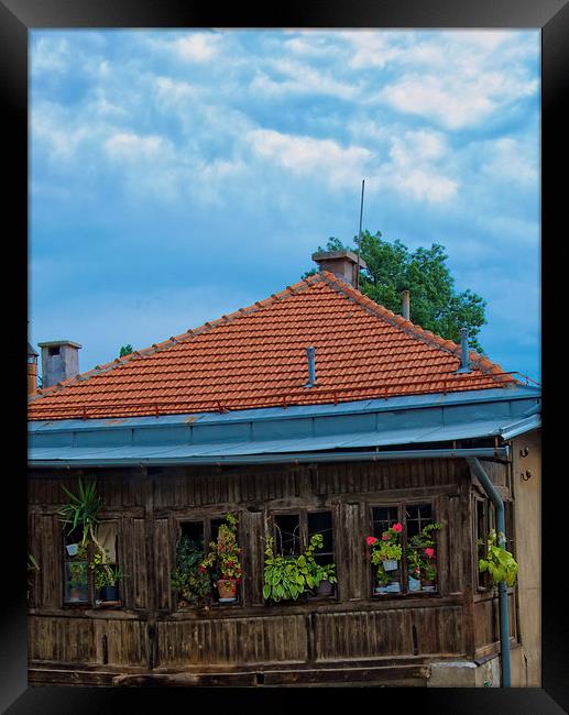  SARAJEVO OLD TOWN HOUSE Framed Print by radoslav rundic