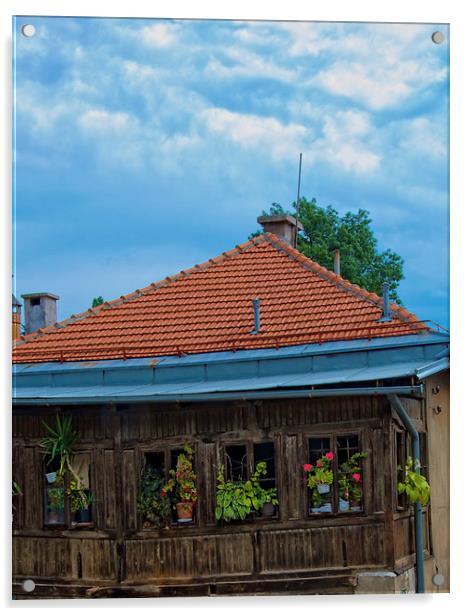 SARAJEVO OLD TOWN HOUSE Acrylic by radoslav rundic