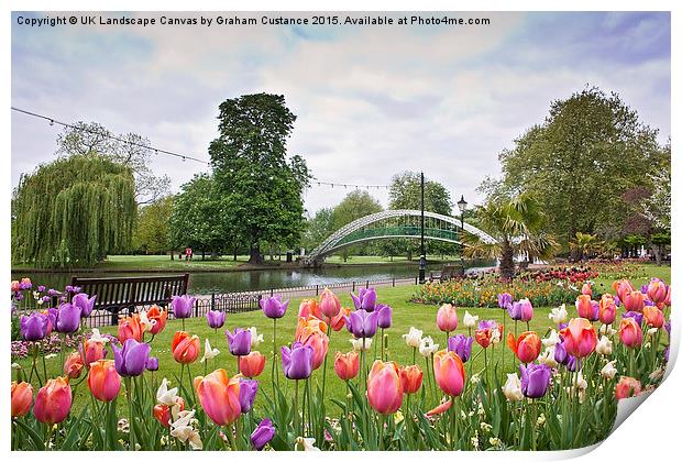 Bedford Embankment Print by Graham Custance