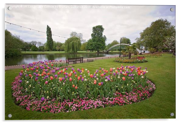 Bedford in Bloom Acrylic by Graham Custance