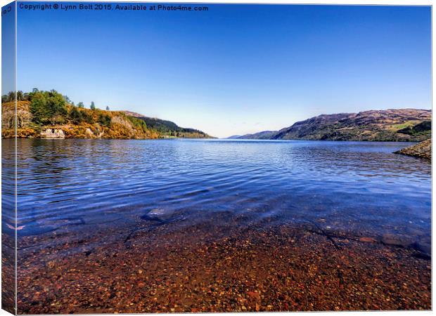  The Banks of Loch Ness Canvas Print by Lynn Bolt