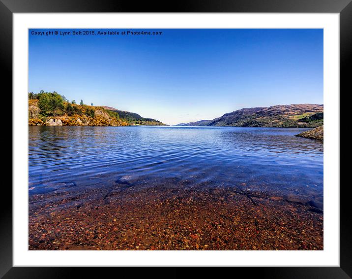  The Banks of Loch Ness Framed Mounted Print by Lynn Bolt