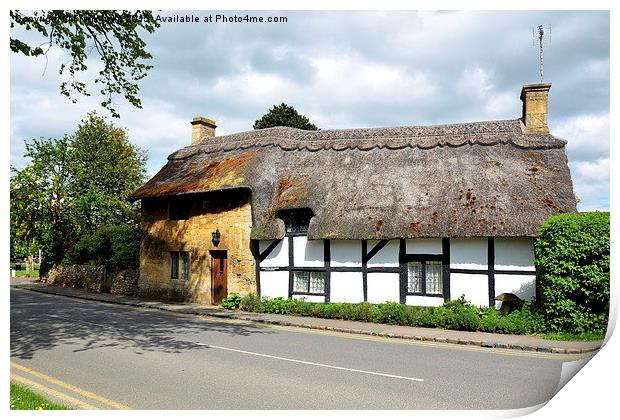  Abbot’s Grange cottage Broadway, Worcestershire,  Print by Frank Irwin