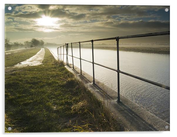 River Bure Acrylic by Stephen Mole