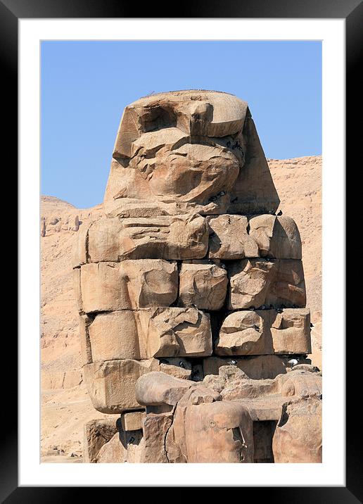 Colossi of Memnon Framed Mounted Print by Ruth Hallam