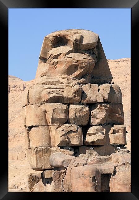 Colossi of Memnon Framed Print by Ruth Hallam