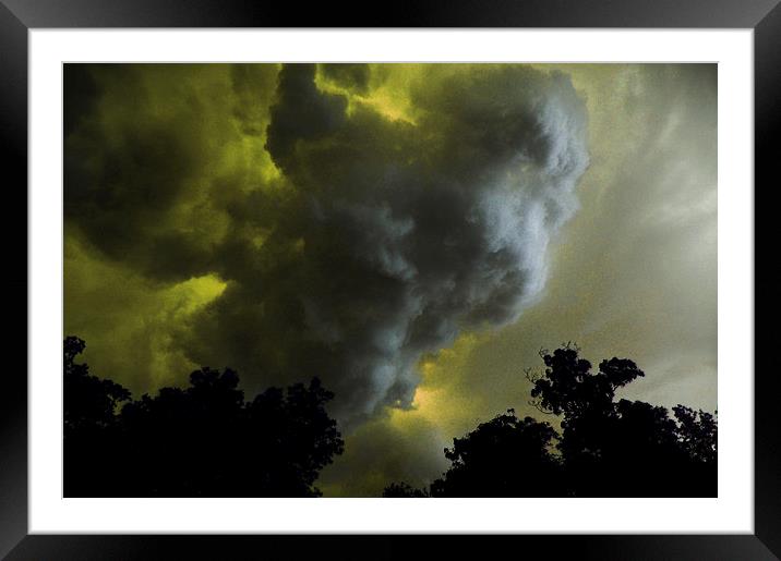 Stormy Sky  Framed Mounted Print by james balzano, jr.