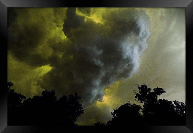 Stormy Sky  Framed Print by james balzano, jr.