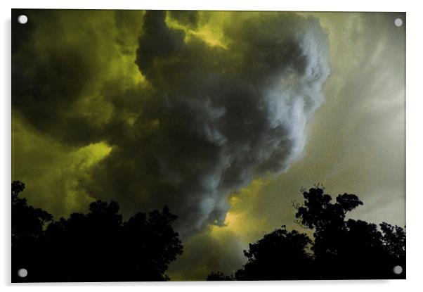 Stormy Sky  Acrylic by james balzano, jr.