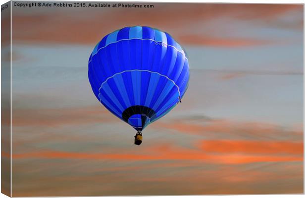 Ballooning Over Walshaw  Canvas Print by Ade Robbins