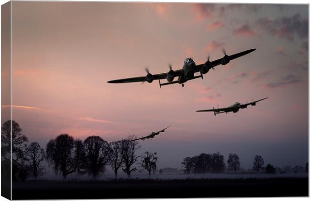 Dambusters departing from Lincolnshire Canvas Print by Gary Eason