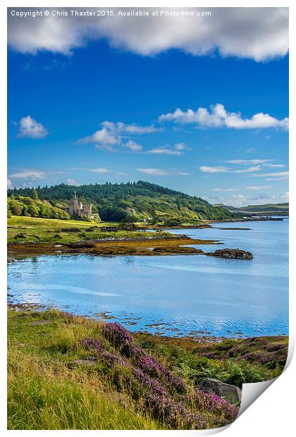  Dunvegan Castle Isle of Skye Print by Chris Thaxter