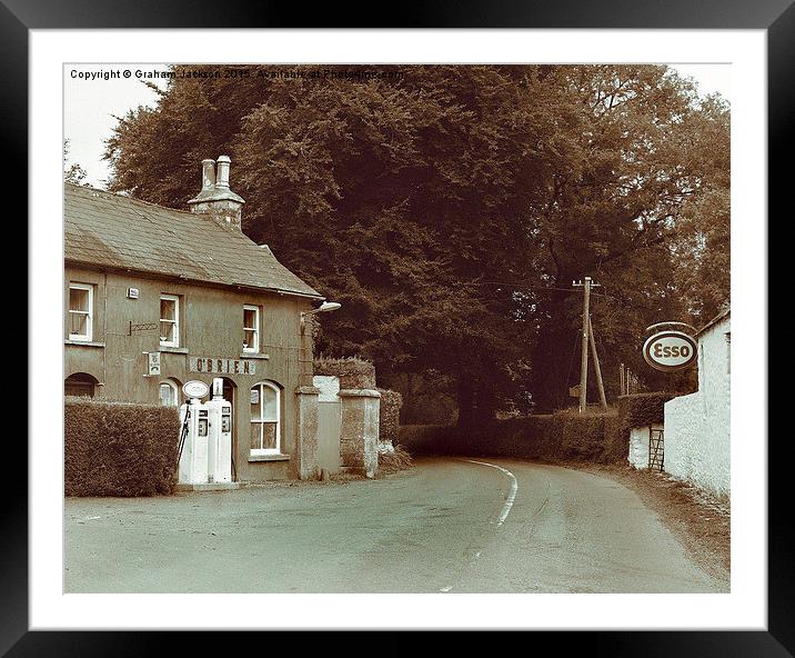  Mill Street Southern Ireland Framed Mounted Print by Graham Jackson