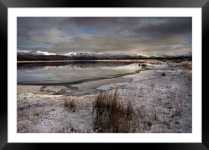 Loch Sheil Framed Mounted Print by Jim kernan