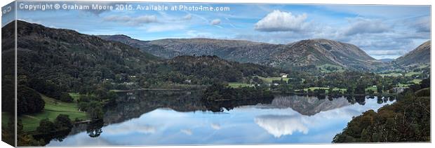 Grasmere panorama Canvas Print by Graham Moore