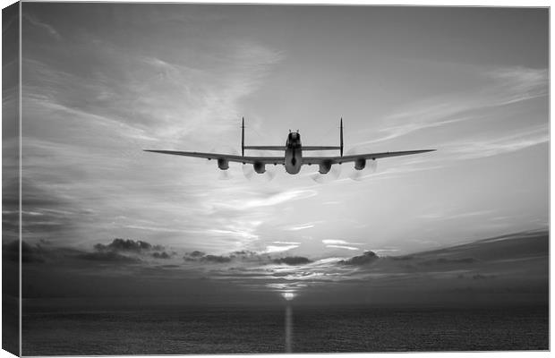 "And in the morning...": Lancaster into the sunset Canvas Print by Gary Eason