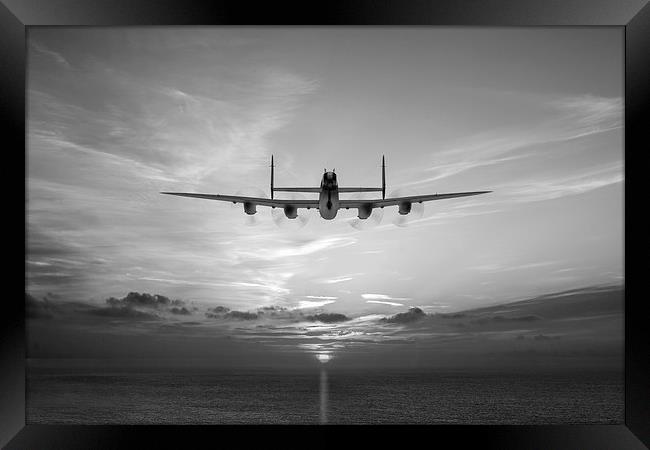 "And in the morning...": Lancaster into the sunset Framed Print by Gary Eason