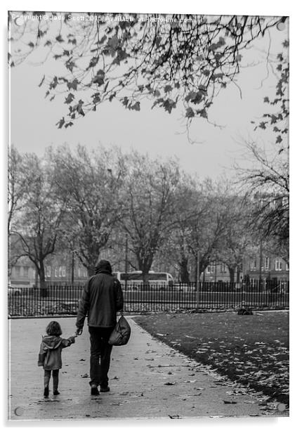  A walk in the park   Acrylic by Jade Scott