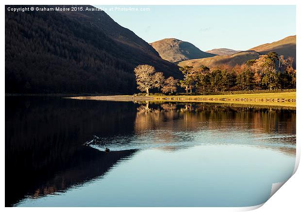 Buttermere Print by Graham Moore