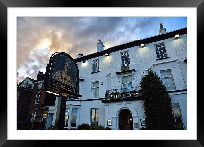 The Queens Hotel Lytham Framed Mounted Print by Gary Kenyon