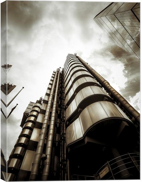  The 'Inside-Out' Building Canvas Print by LensLight Traveler