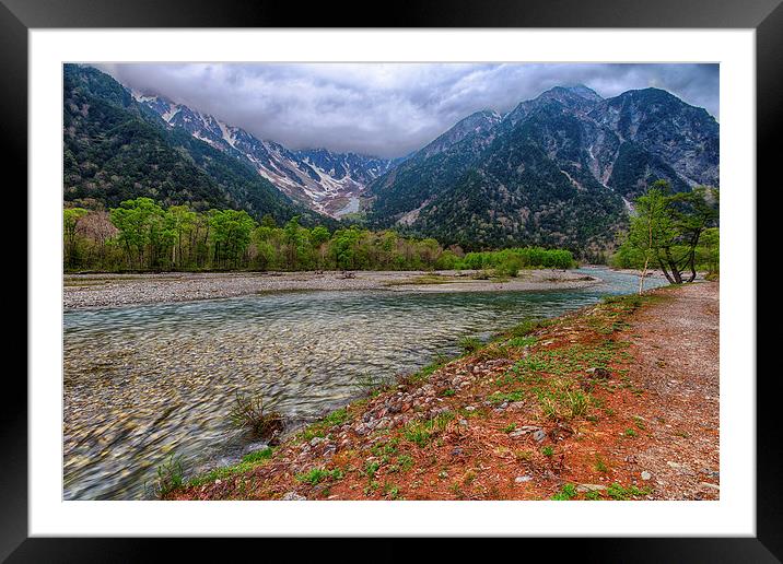 Scenic Mountain Mist Framed Mounted Print by Jonah Anderson Photography