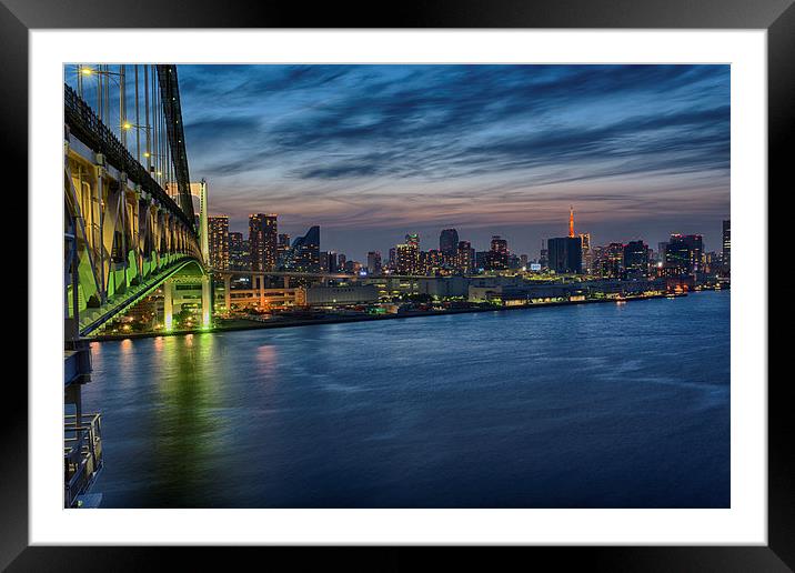  Skyline Sunset Framed Mounted Print by Jonah Anderson Photography